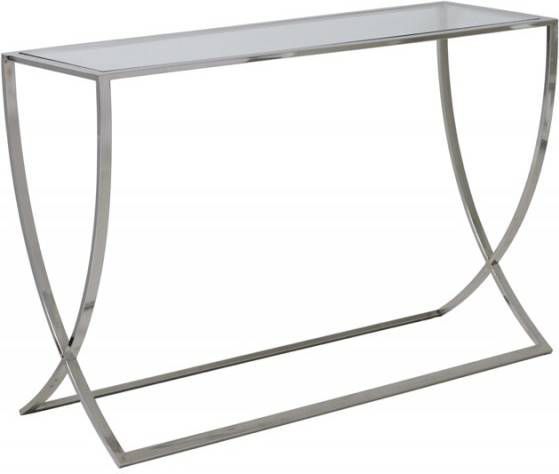 Light&Living Side table MOLINA glas nikkel 80 x - Klokken.shop
